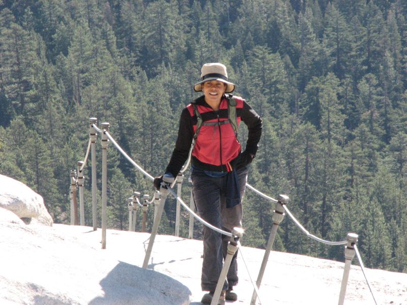 2008-08-22 Dome (23) Tuyu at top of cables